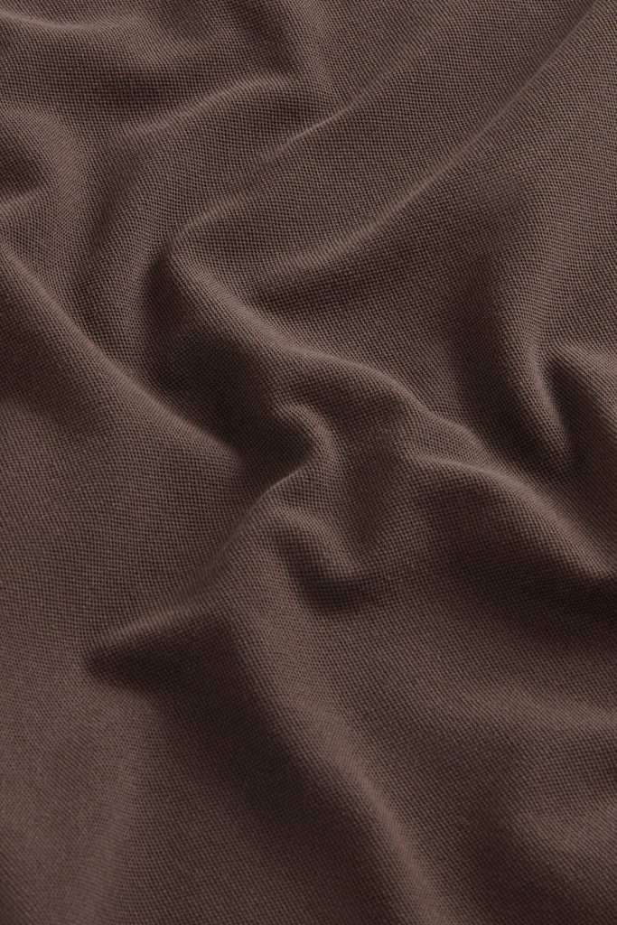 Mackinack Polo teint en pièce en sergé de coton stretch Marron photo 7 | Woolrich