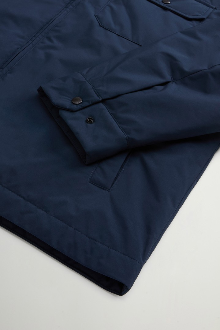Cloud Padded Overshirt Blue photo 7 | Woolrich