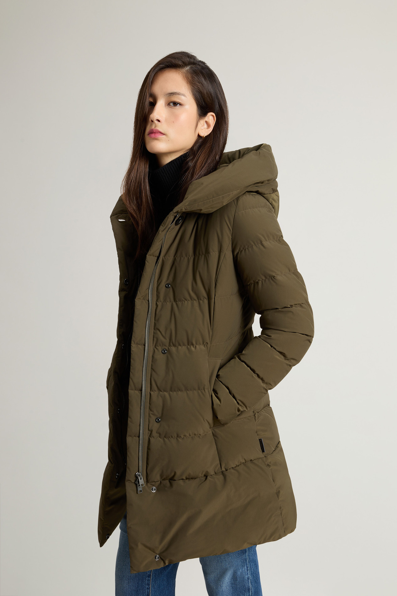Puffy Prescott Parka aus Urban Touch Grün photo 4 | Woolrich