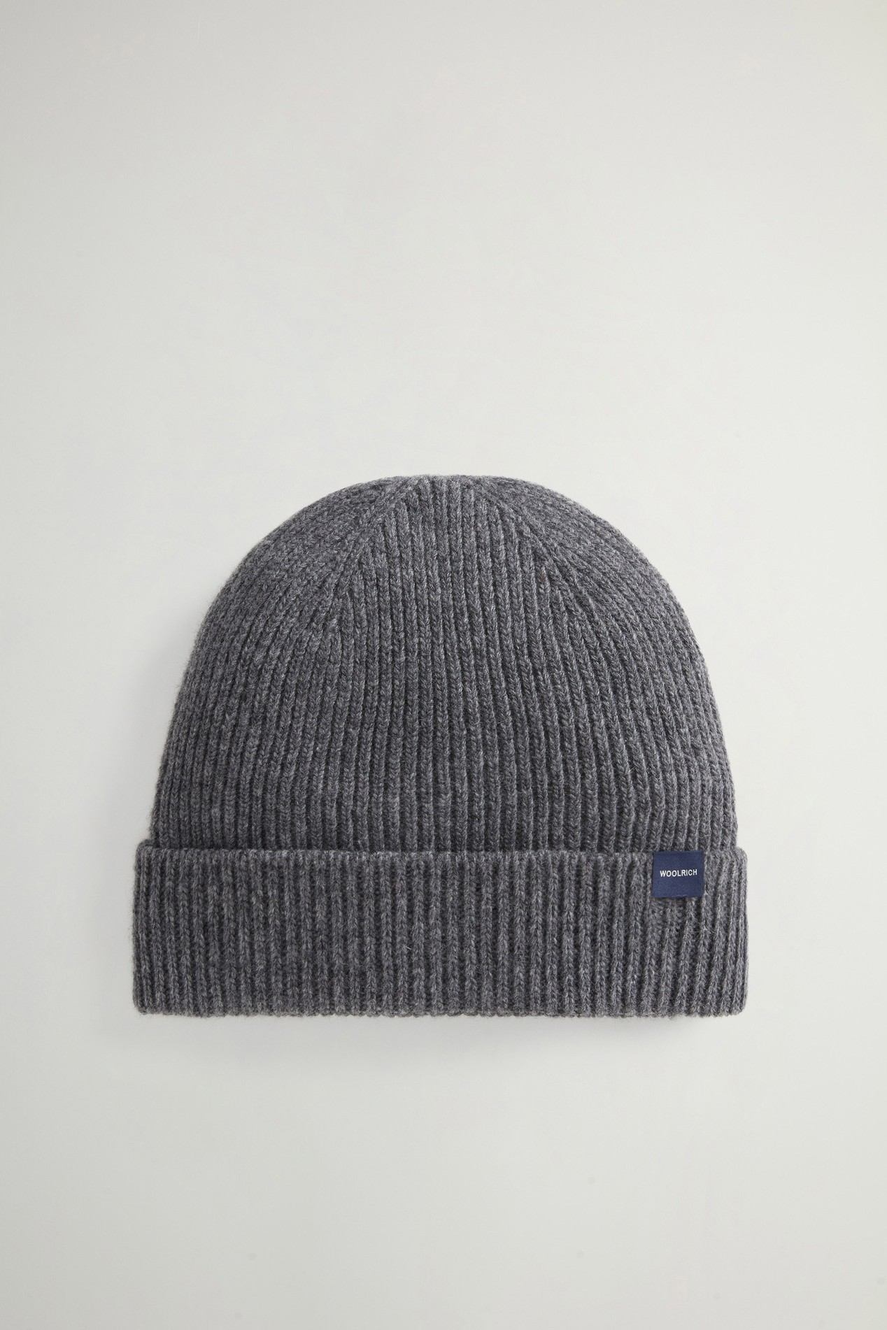 CASHMERE BLEND BEANIE Gray photo 2 | Woolrich