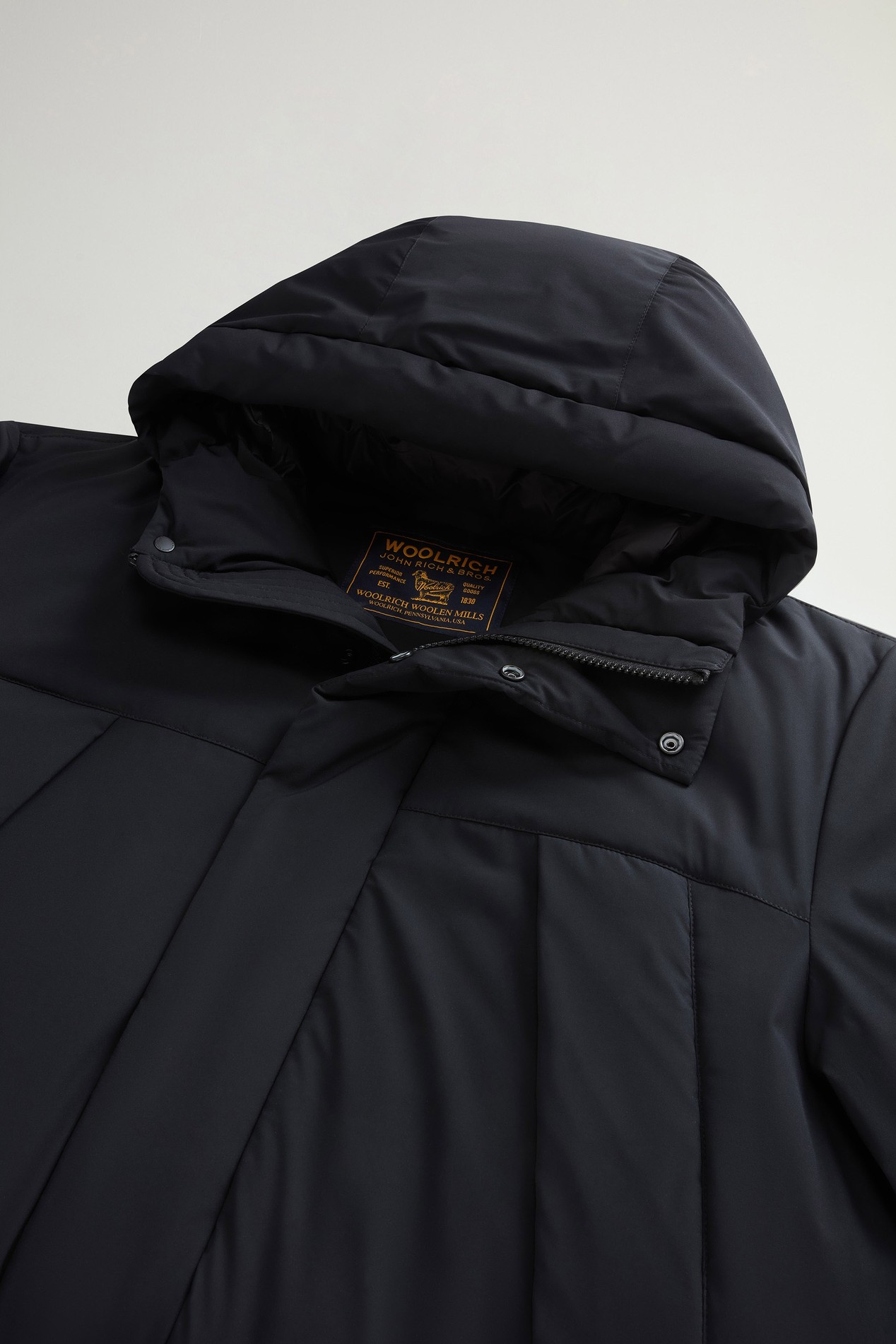 MATT STRETCH TETON PUFFER Black photo 6 | Woolrich