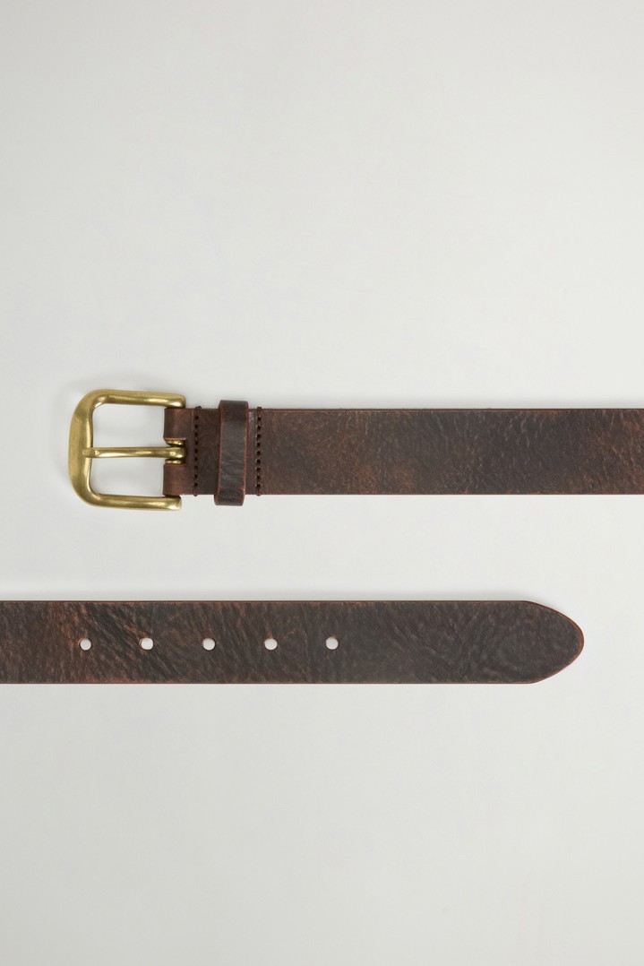 Belt in Leather Brown photo 2 | Woolrich