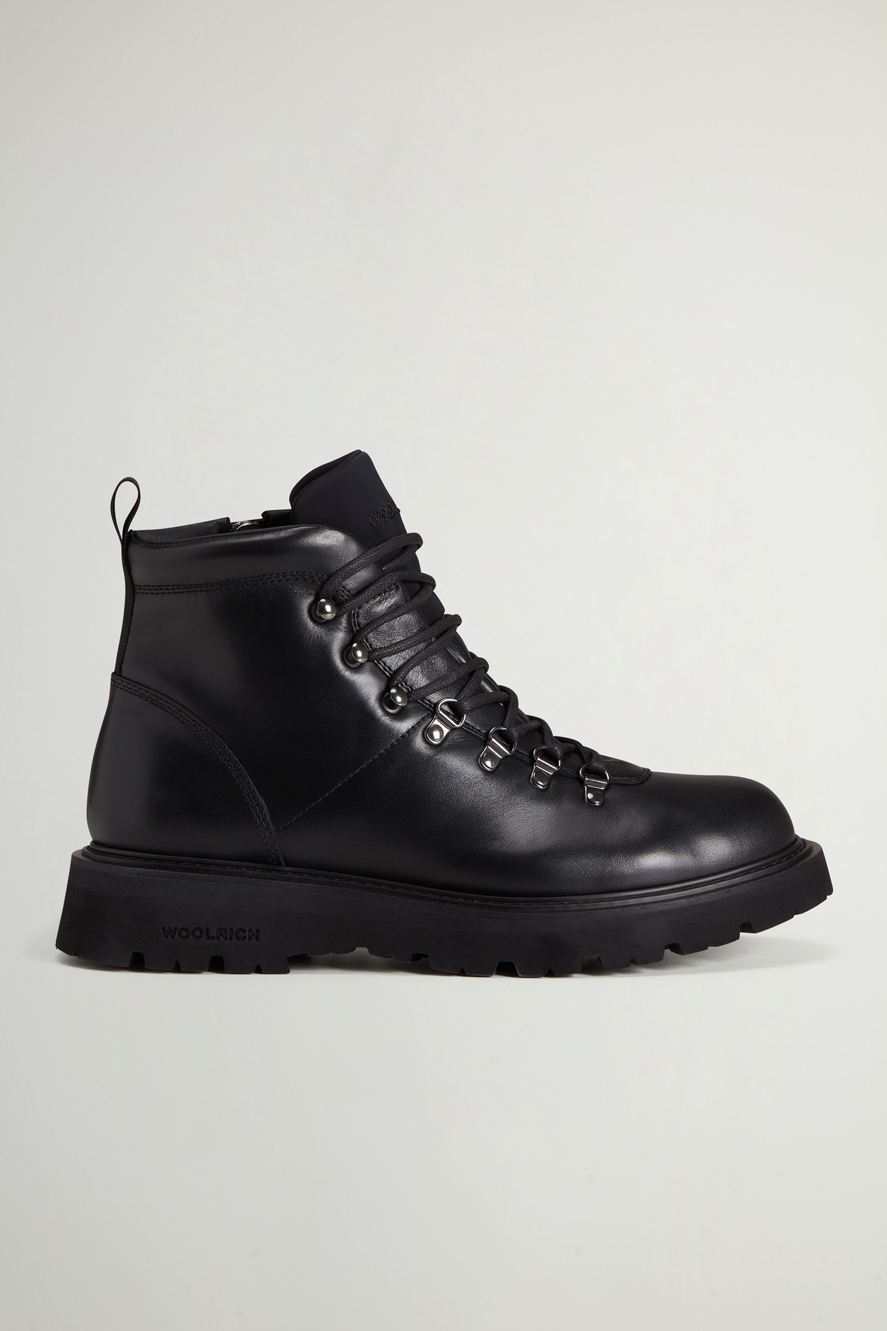 Hiking Boots in Leather Black photo 1 | Woolrich