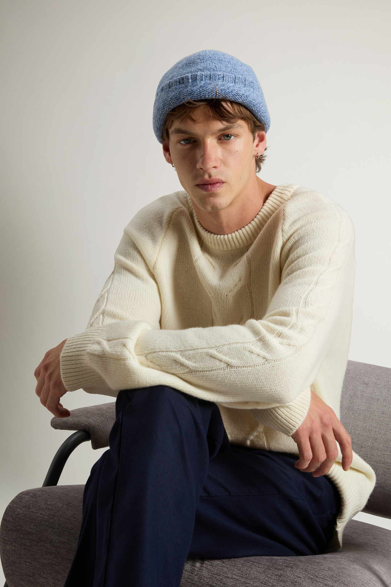 Pure Wool Crewneck Sweater White photo 4 | Woolrich