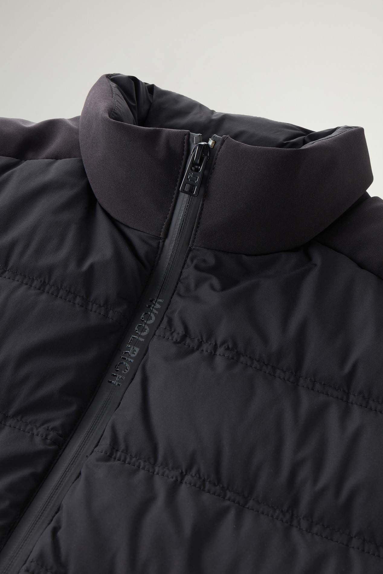 Bering Down Jacket in Stretch Nylon Black photo 3 | Woolrich