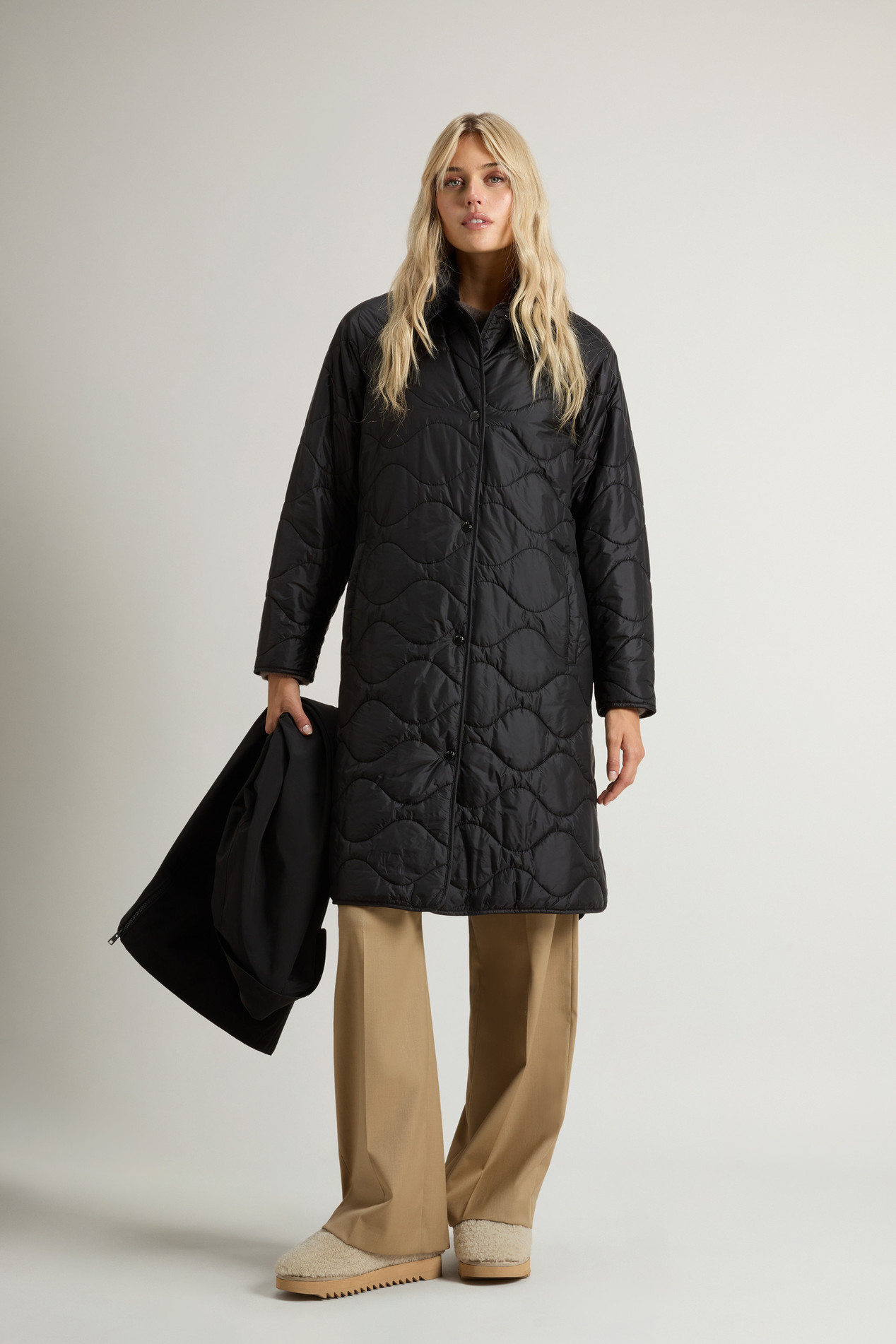 3-in-1 Coat in Ramar Cloth Black photo 4 | Woolrich
