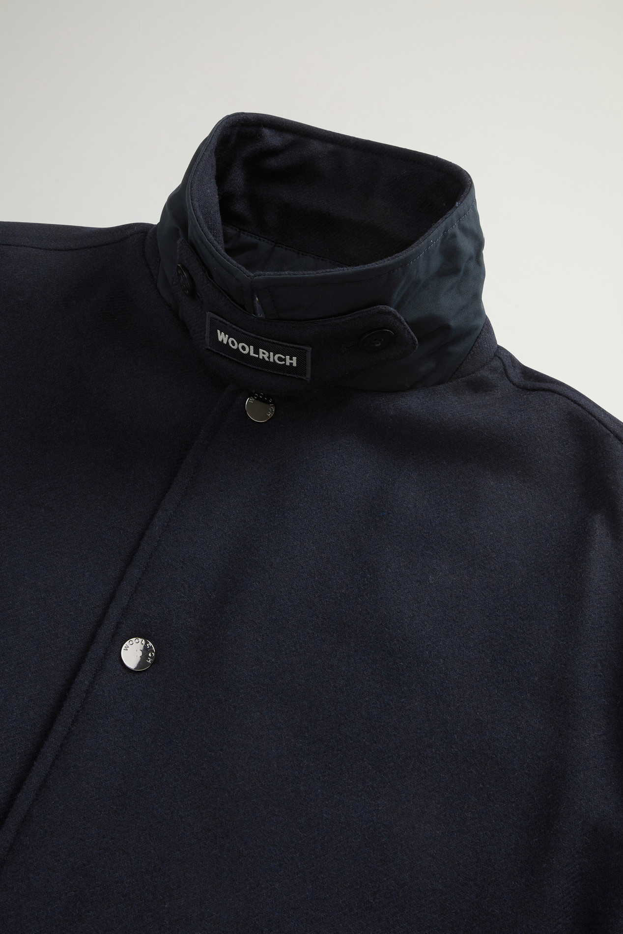 Keating Overshirt in Recycled Italian Wool Blend Blue photo 6 | Woolrich