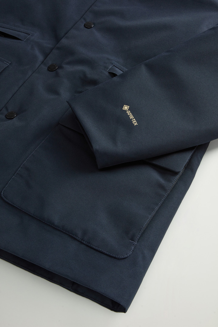 Waterproof Jacket in Recycled Two-Layered GORE-TEX Fabric Blue photo 7 | Woolrich