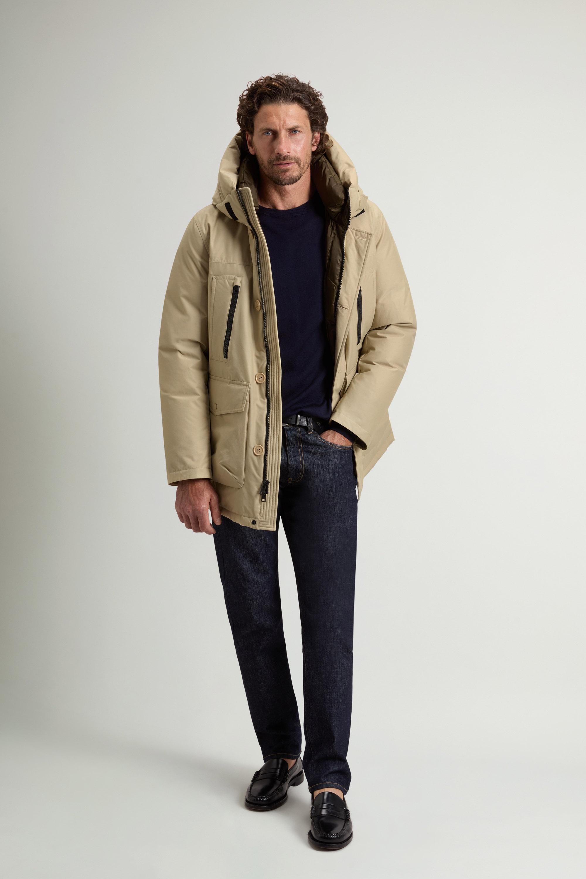 Arctic Parka Evolution in Ramar Cloth Beige photo 1 | Woolrich