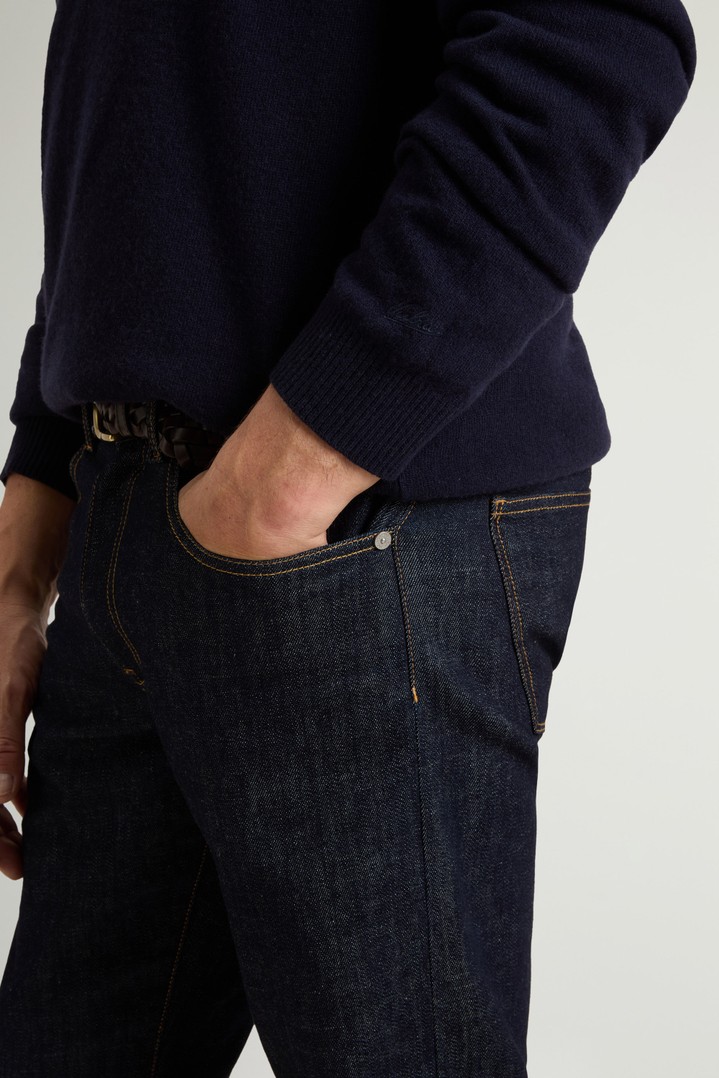 WOOL CASHMERE CREWNECK GG13 Blue photo 4 | Woolrich