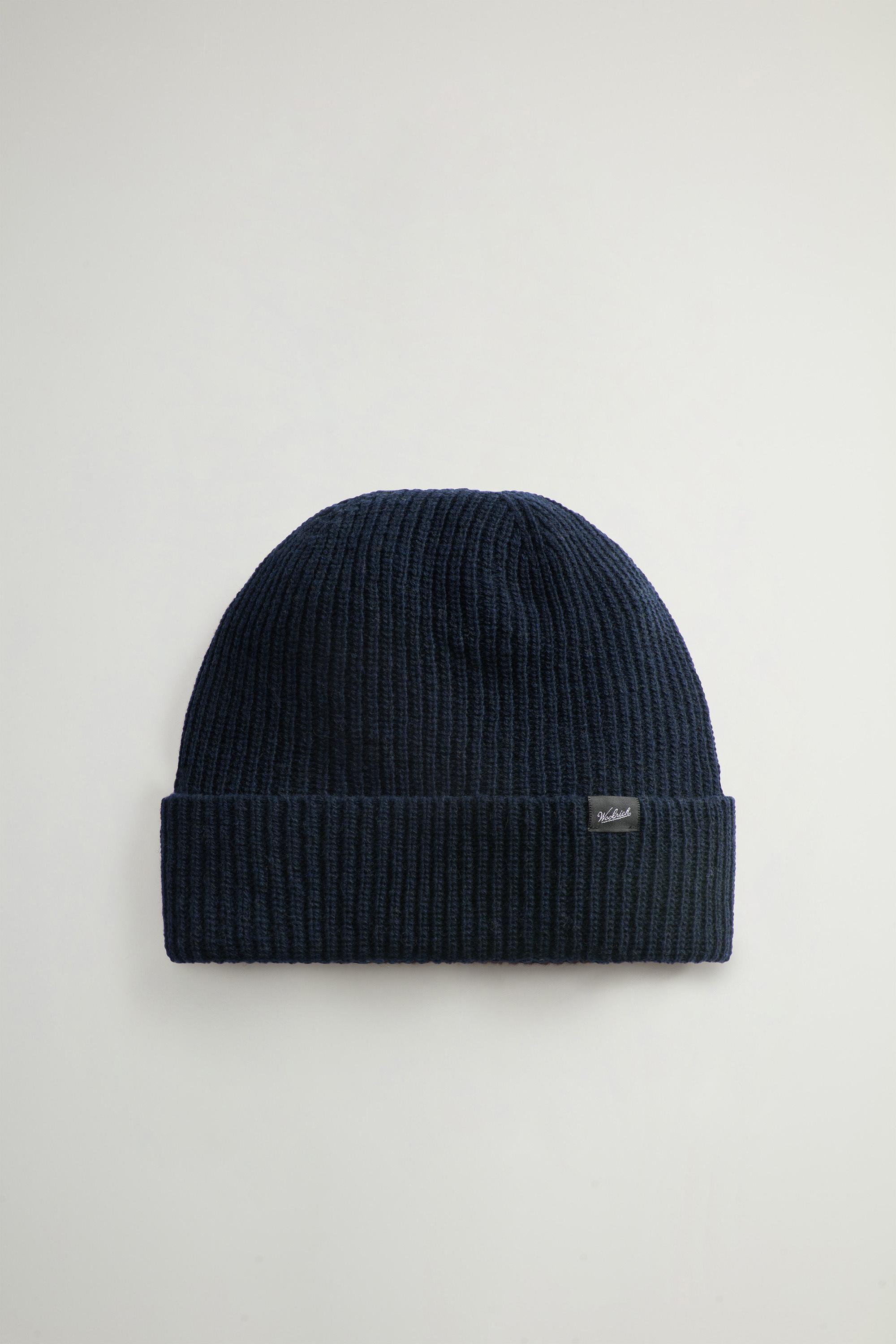 Beanie in Wool Blend Blue photo 1 | Woolrich