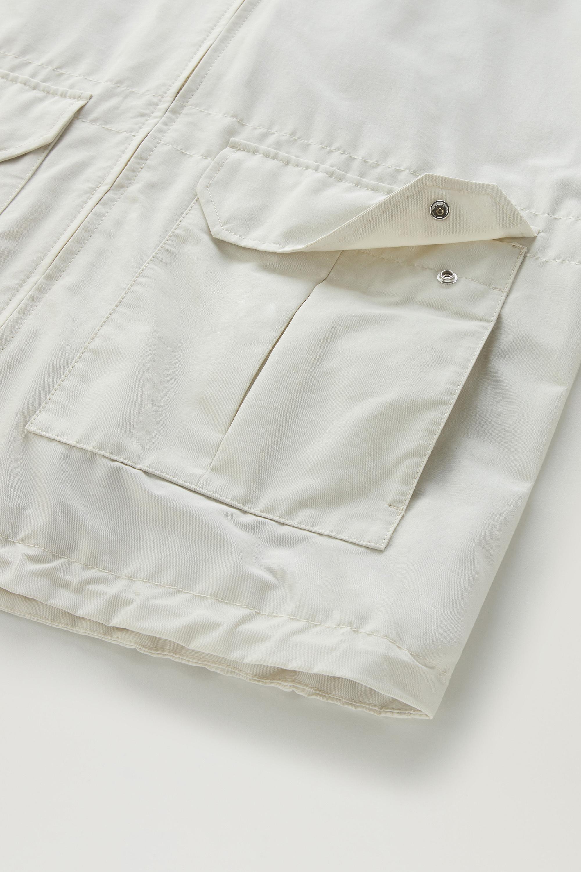 Cruiser Jacket in Ramar Cloth with Hood White photo 5 | Woolrich