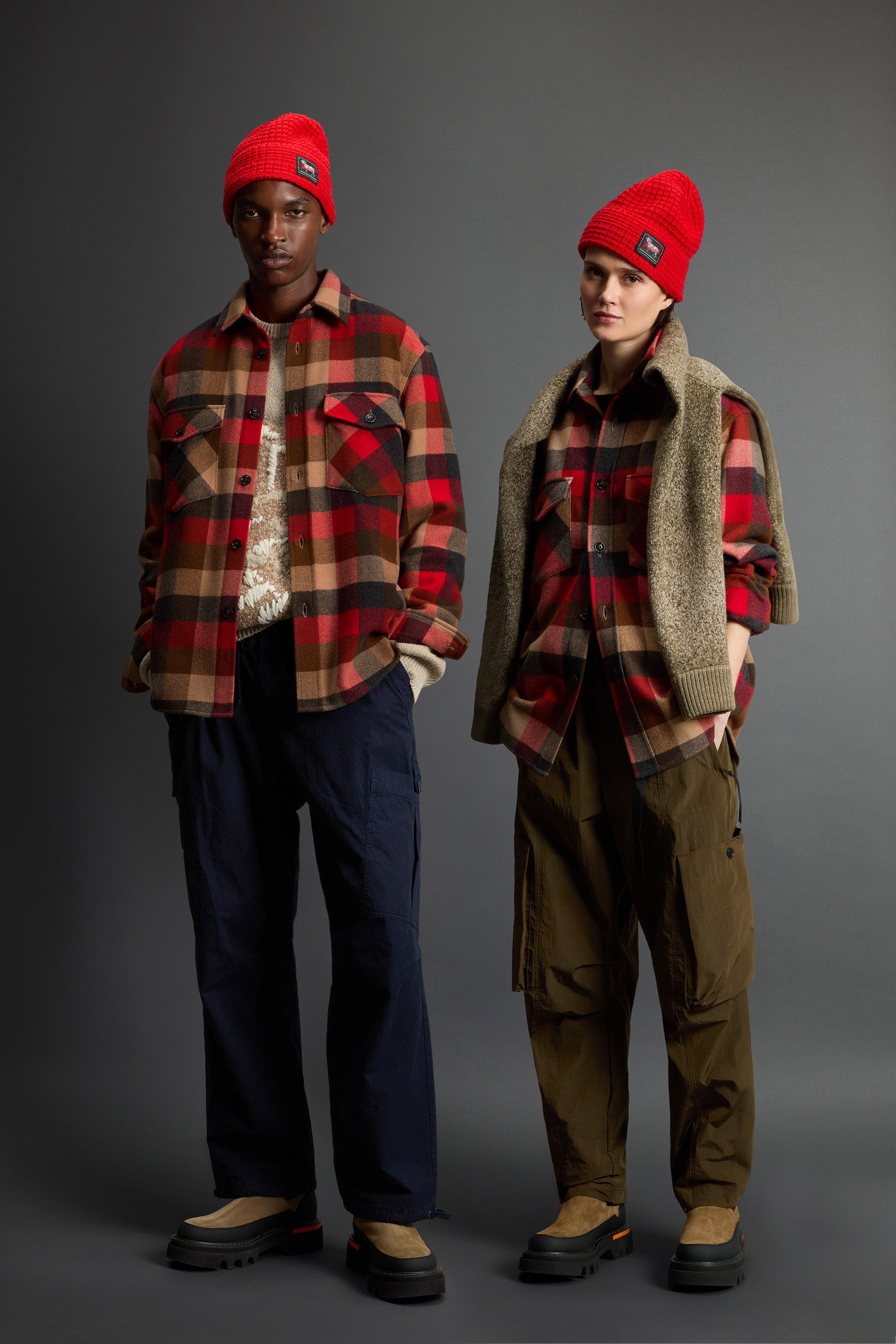Checked Overshirt in Pure Cashmere by Todd Snyder Multicolor photo 1 | Woolrich