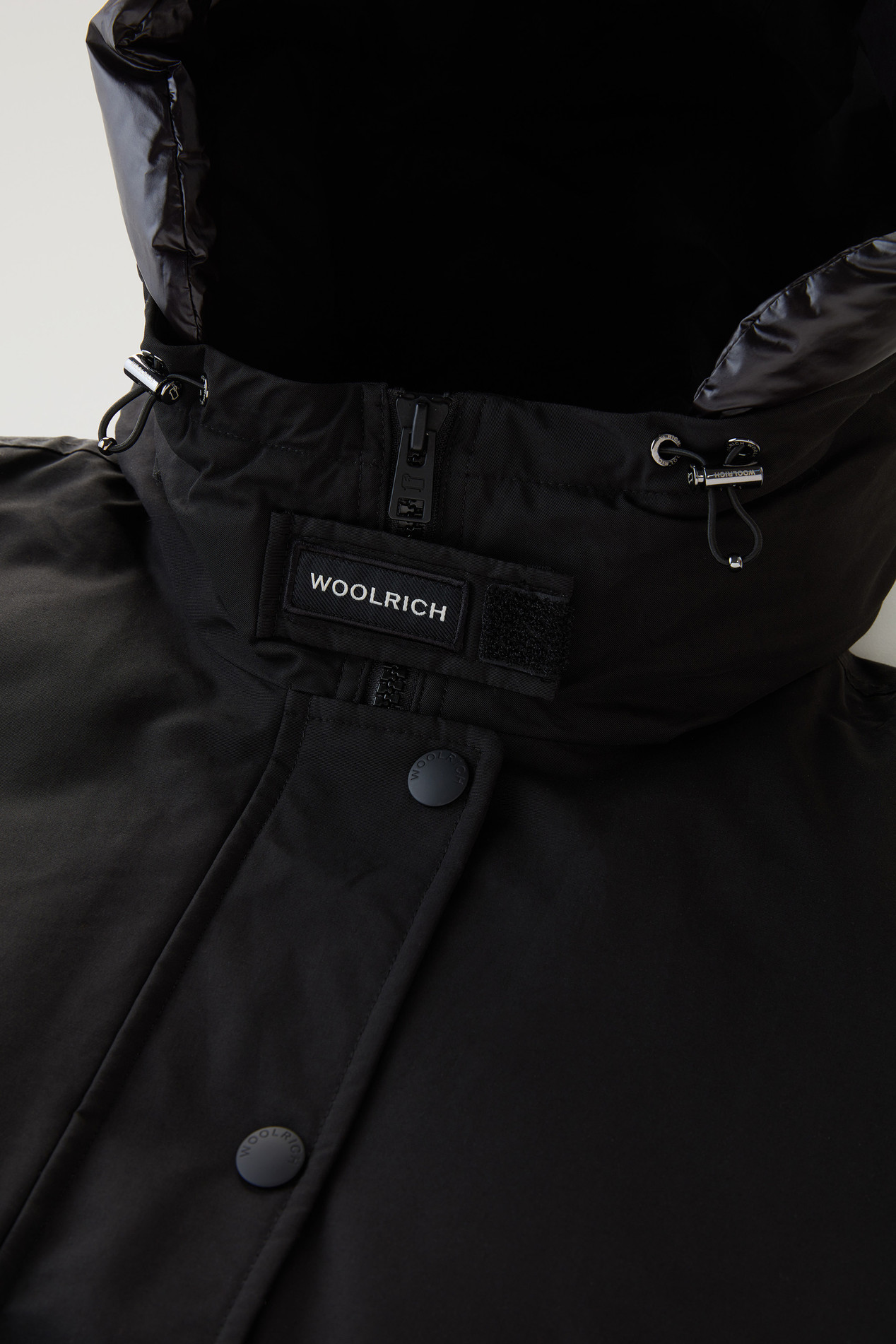 Arctic Bomber in Ramar Cloth Black photo 3 | Woolrich