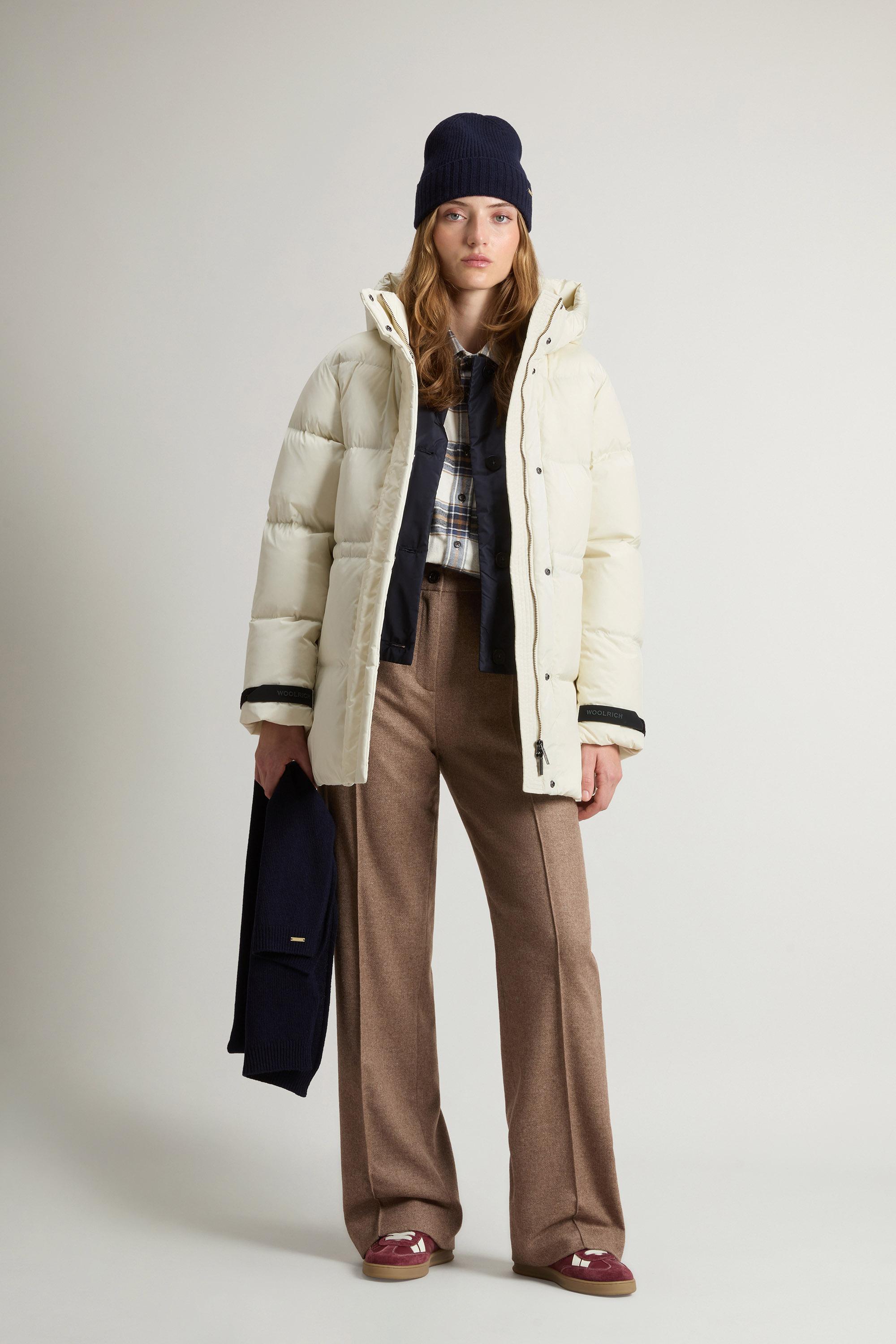 Alsea Stretch Nylon Down Jacket with Removable Hood White photo 1 | Woolrich