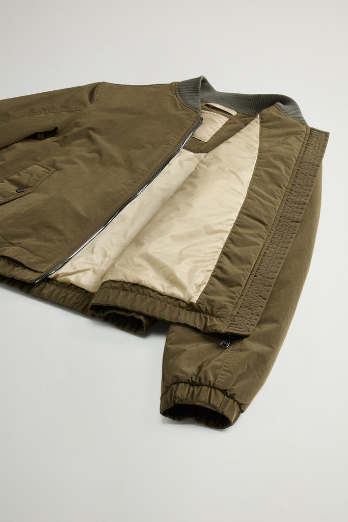 Grace Bomber Jacket in Peached Poly Green photo 8 | Woolrich