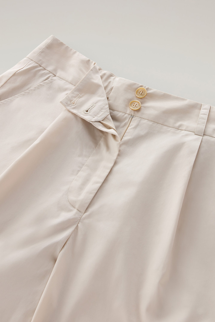 Pure Cotton Poplin Shorts Beige photo 2 | Woolrich