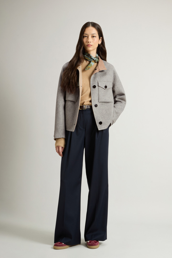 Wool-Blend Jacket Gray photo 2 | Woolrich
