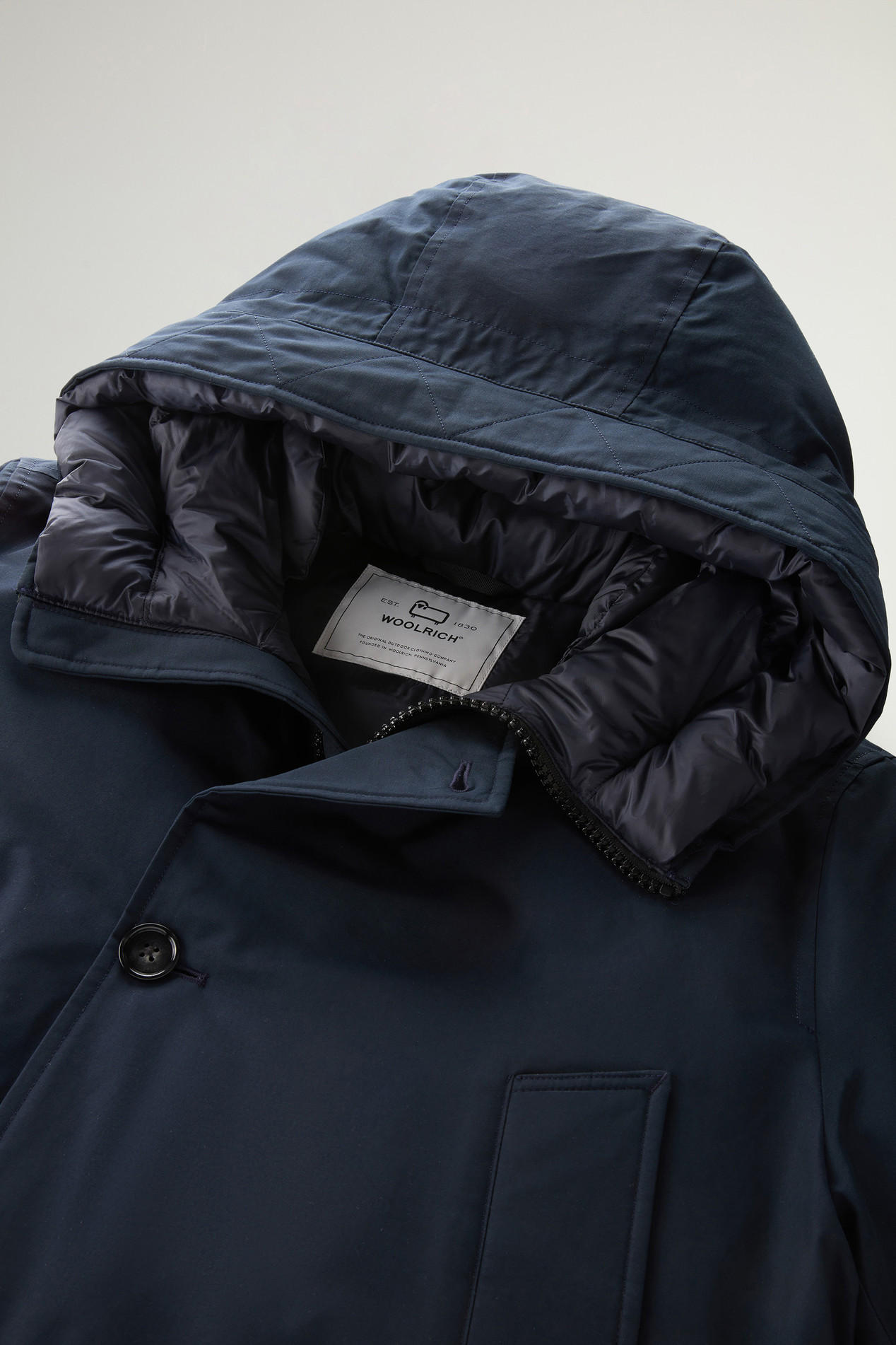 Arctic Anorak in Ramar Cloth Blue photo 6 | Woolrich
