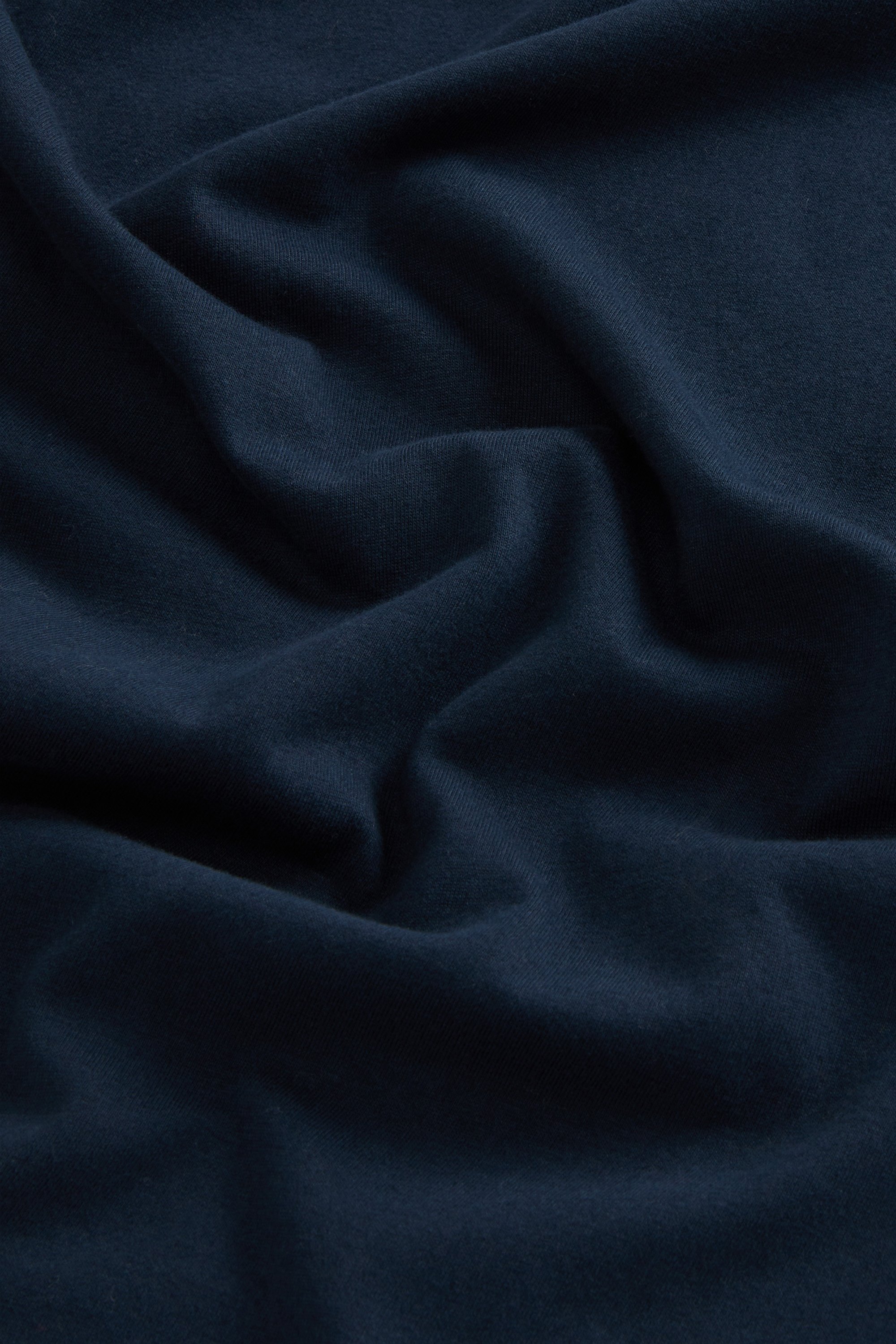 Long-Sleeve T-shirt in Pure Cotton Blue photo 6 | Woolrich