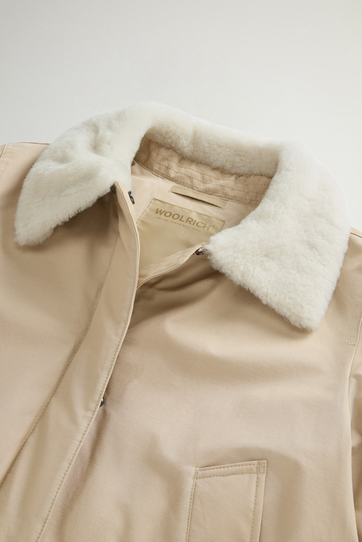 Upstate Parka in Ramar Cloth Beige photo 6 | Woolrich