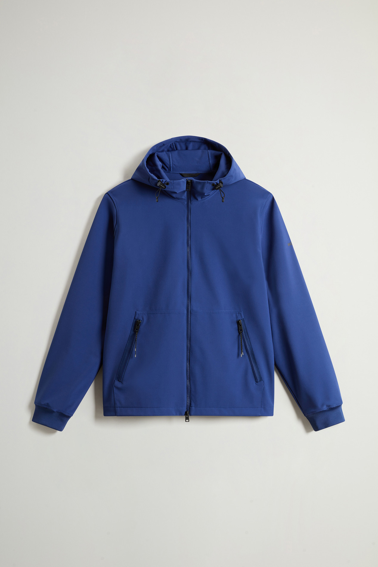 Giacca in Tech Softshell Blu photo 5 | Woolrich