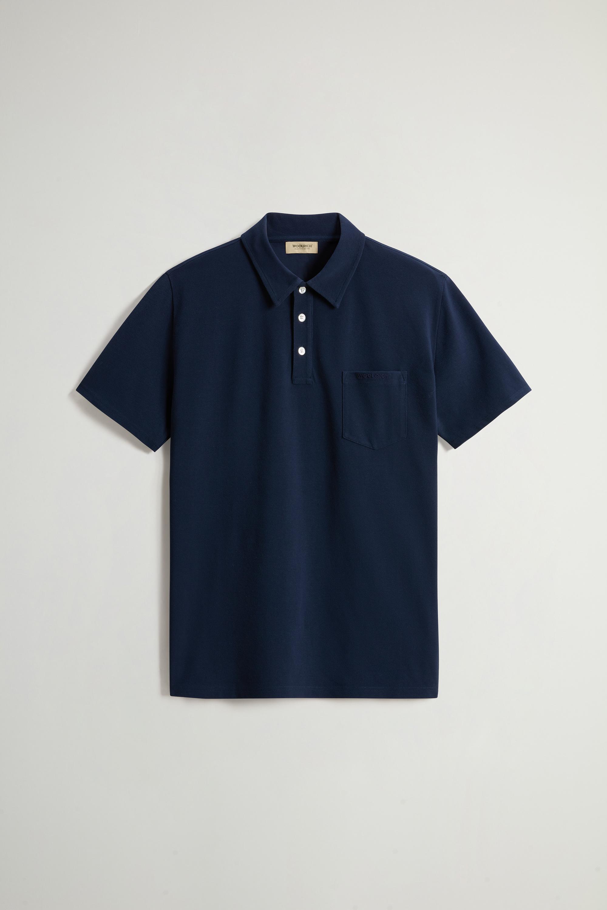 ICE COTTON POLO Blue photo 5 | Woolrich