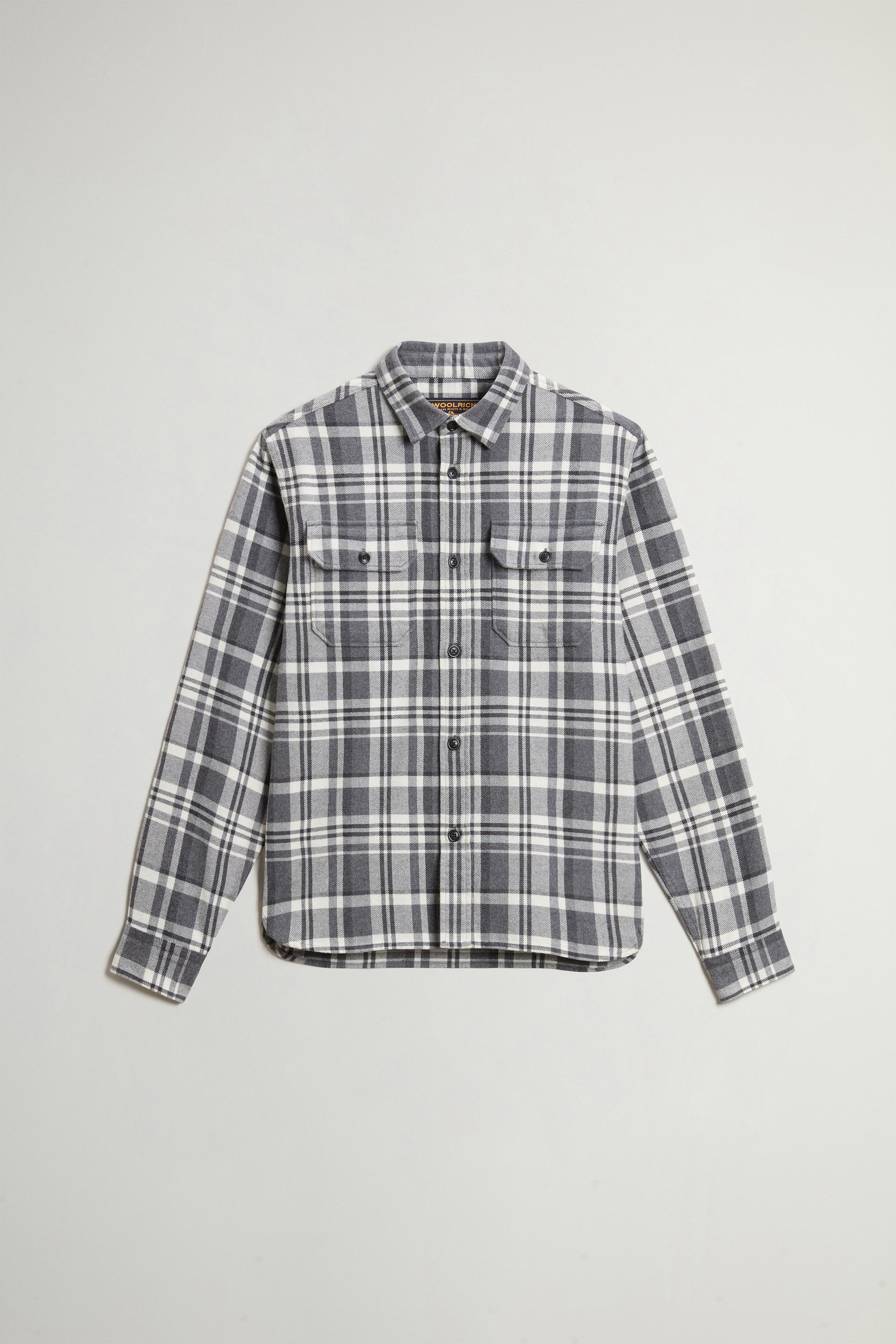 HEAVY COTTON SHIRT Gray photo 5 | Woolrich