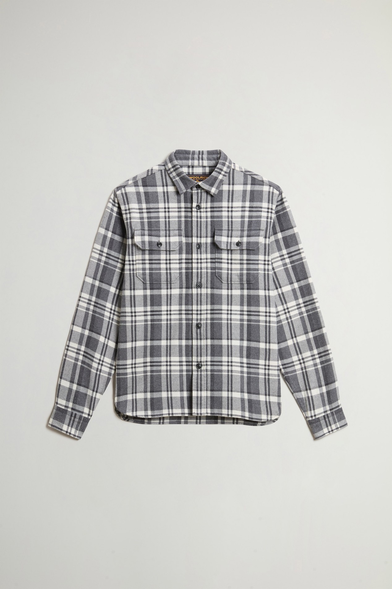 HEAVY COTTON SHIRT Gray photo 5 | Woolrich