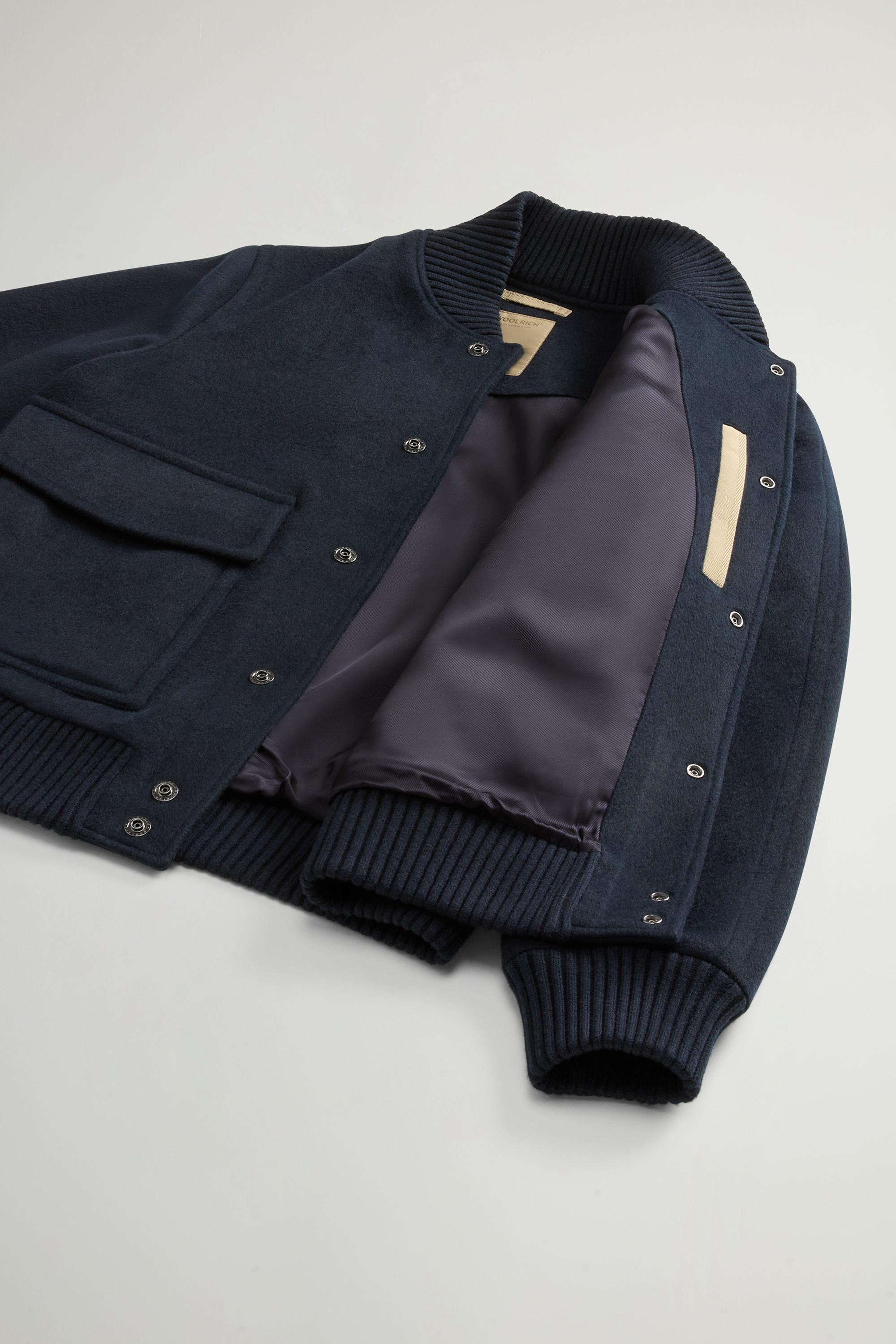 TWILL WOOL MILES BOMBER Blue photo 8 | Woolrich