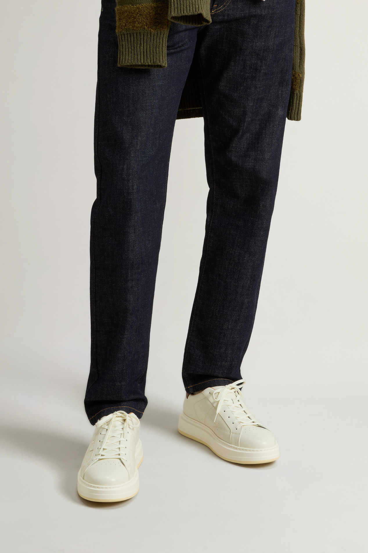 Arrow Sneakers in Leather White photo 6 | Woolrich