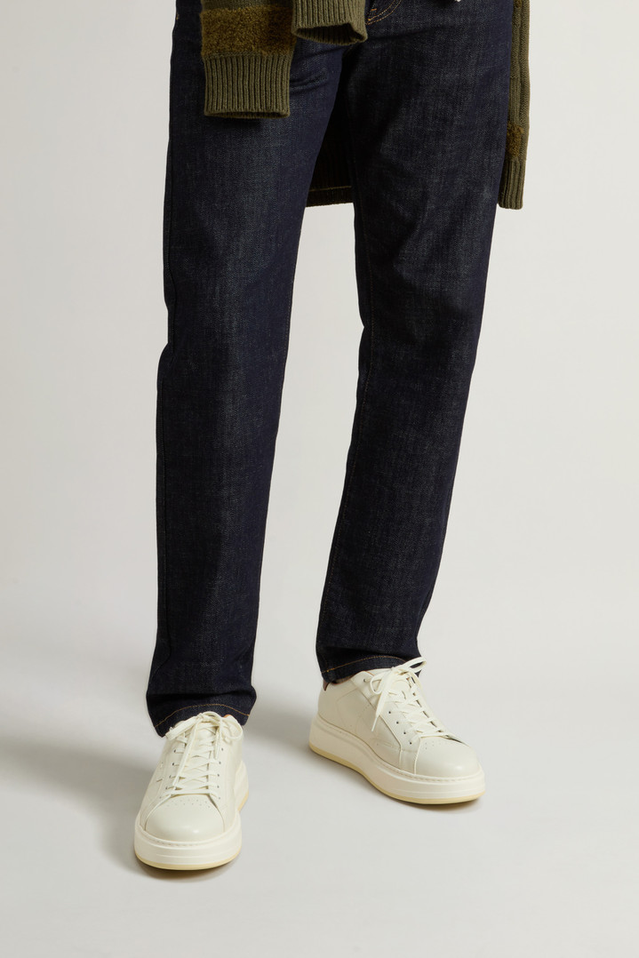 Arrow Sneakers in Leather White photo 6 | Woolrich