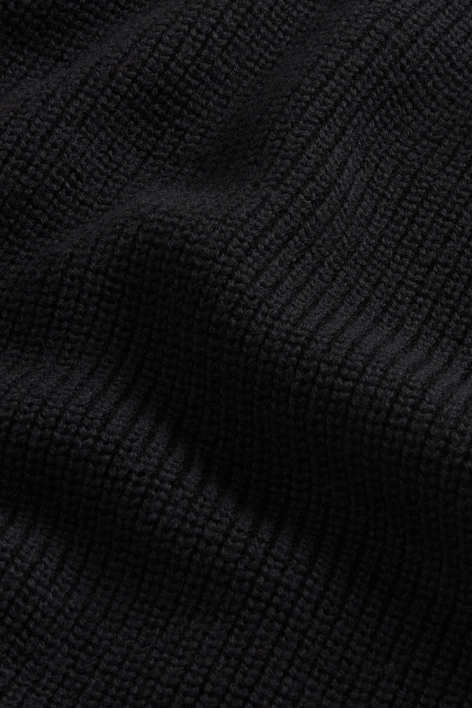 Turtleneck Sweater in Pure Merino Virgin Wool Black photo 2 | Woolrich
