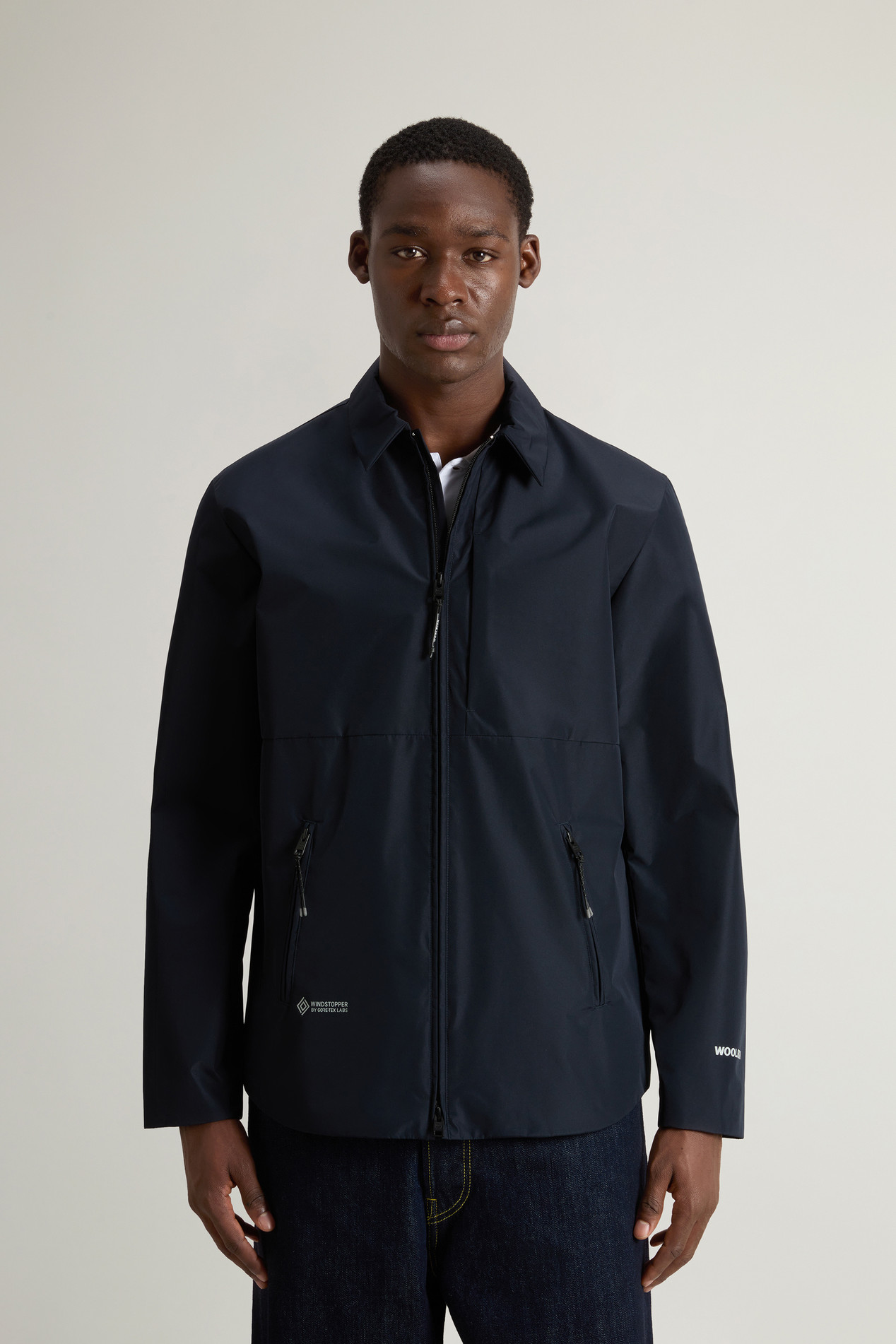 Jacket in WINDSTOPPER GORE-TEX Blue photo 1 | Woolrich