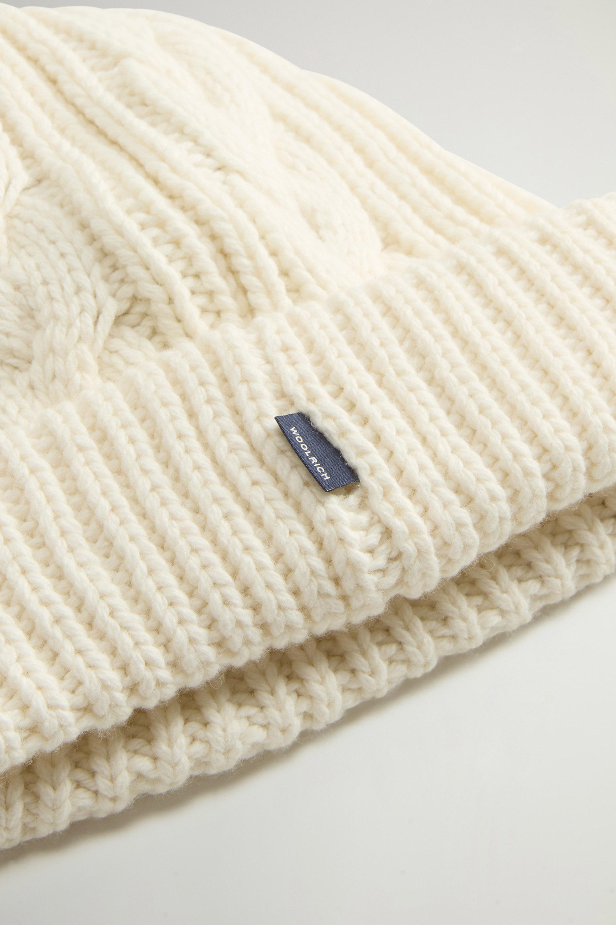 Beanie aus einer Baumwoll-Woll-Mischung Weiß photo 3 | Woolrich