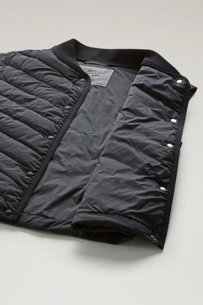 Microfiber Vest with Chevron Quilting Black photo 4 | Woolrich