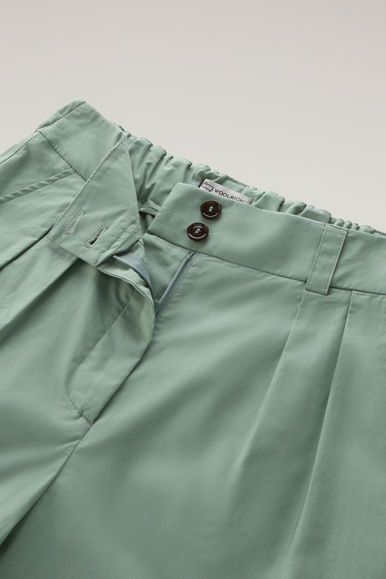 POPLIN PANT Green photo 2 | Woolrich