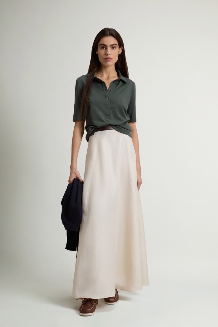 LUXE JERSEY POLO Green photo 2 | Woolrich