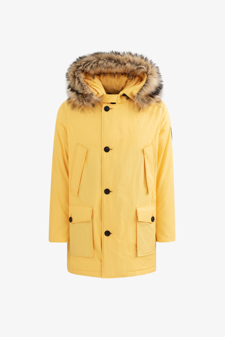 Parka with Detachable Faux Fur - Aimé Leon Dore / Woolrich Yellow photo 1 | Woolrich