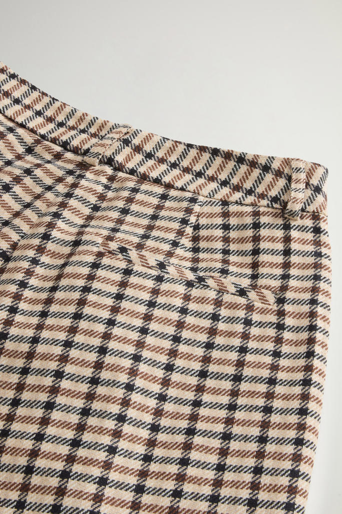 Pantalon en flanelle de laine mélangée Beige photo 6 | Woolrich