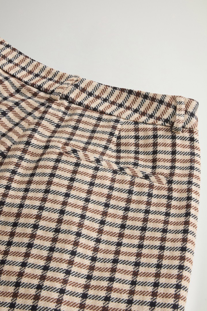 Pantalon en flanelle de laine mélangée Beige photo 6 | Woolrich