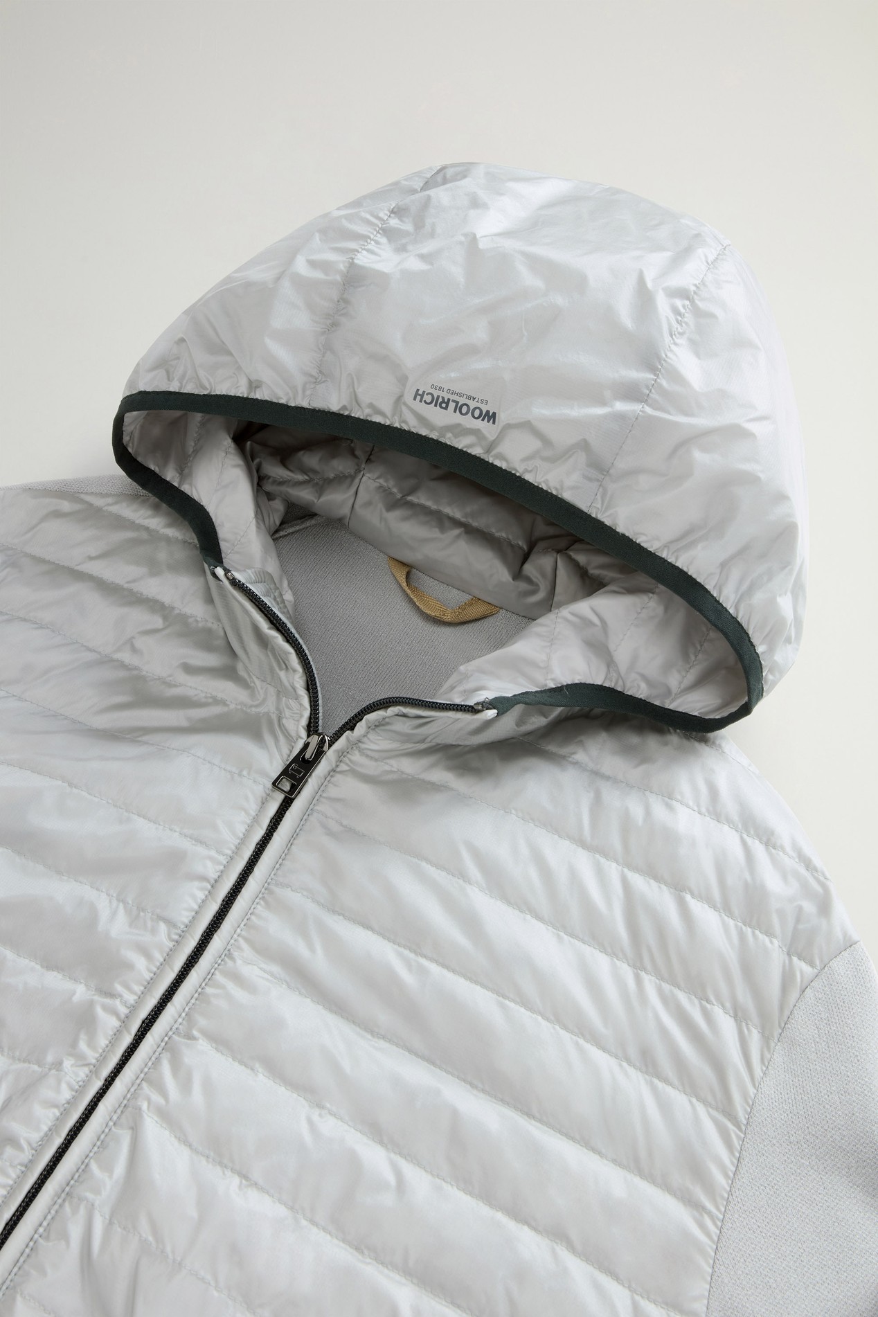 Allen Hybrid Jacket in Ripstop Nylon Gray photo 6 | Woolrich