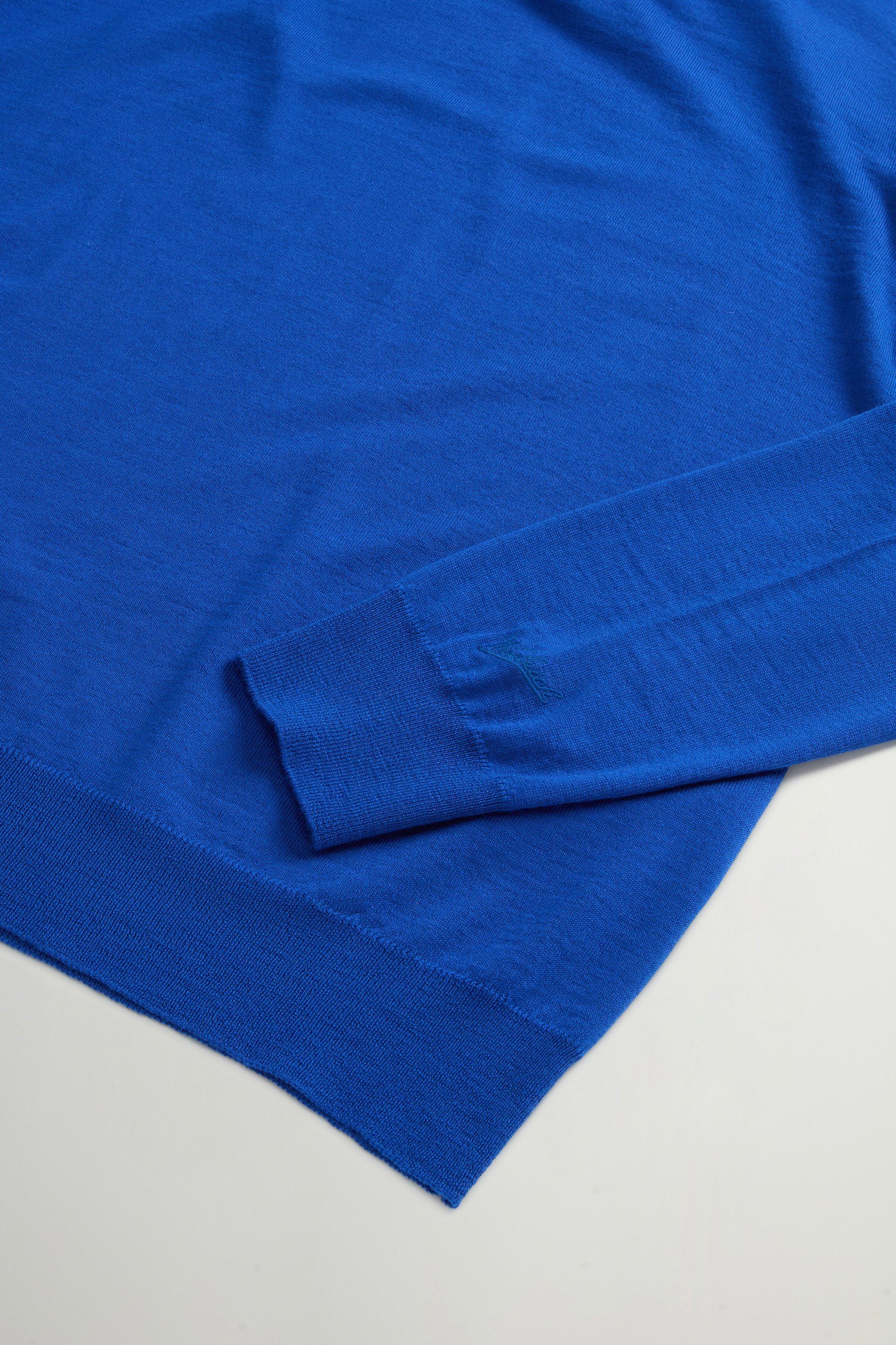 Maglione girocollo in pura lana vergine Merino Blu photo 6 | Woolrich