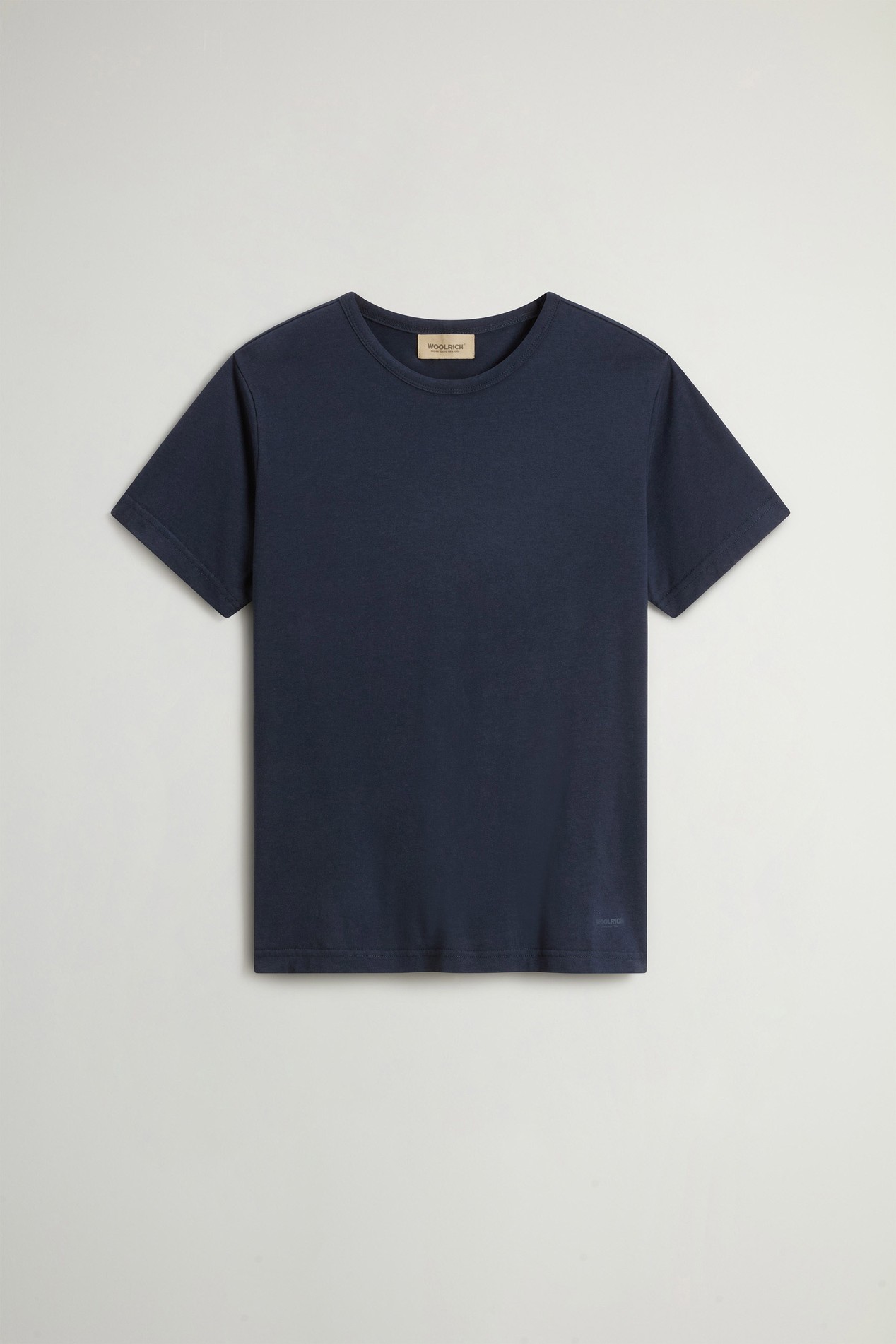 LUXE JERSEY T-SHIRT Blue photo 5 | Woolrich