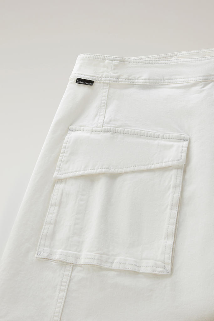 Wrap Cargo Skirt in Cotton Twill White photo 4 | Woolrich