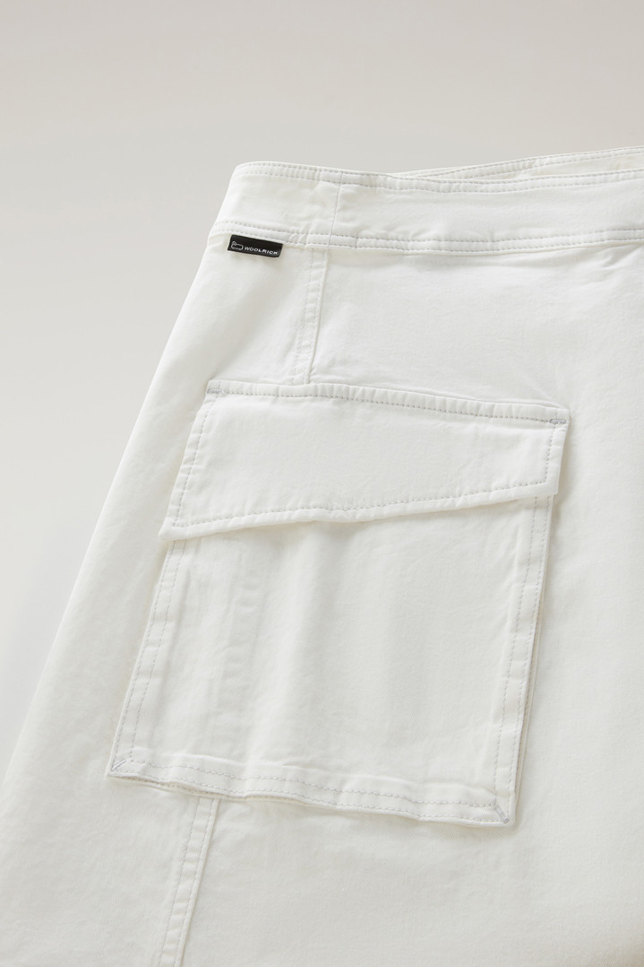 Wrap Cargo Skirt in Cotton Twill White photo 4 | Woolrich