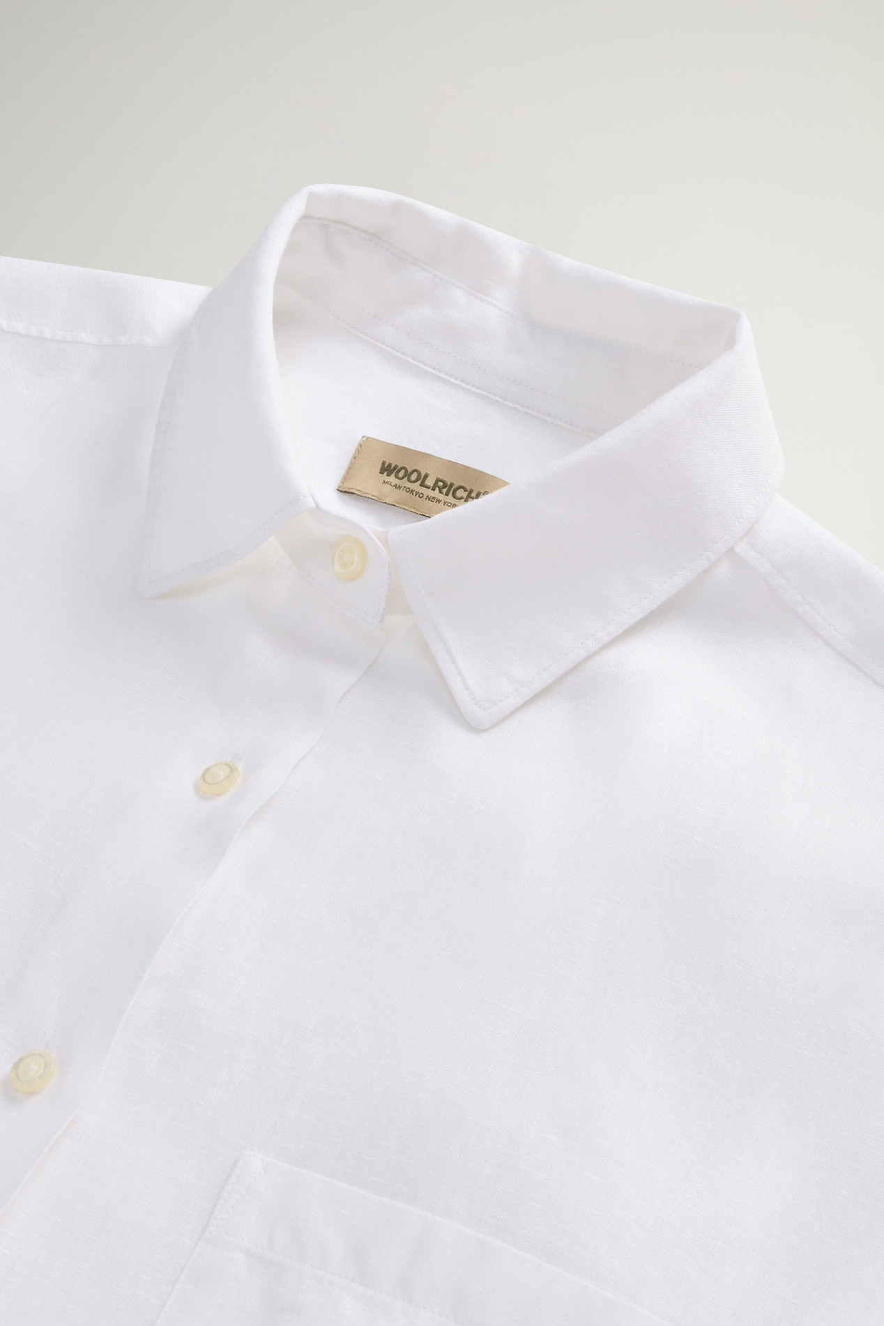 GD LINEN SHIRT White photo 2 | Woolrich