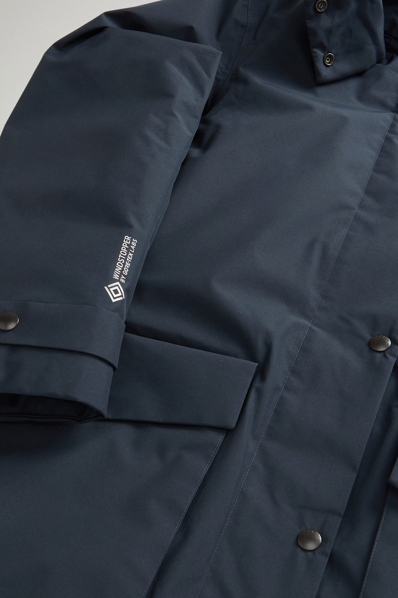 Coat in WINDSTOPPER GORE-TEX Blue photo 9 | Woolrich
