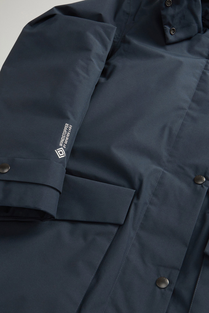 Coat in WINDSTOPPER GORE-TEX Blue photo 9 | Woolrich