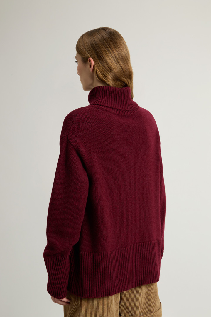 SUPERGEELONG TURTLENECK Burgundy photo 3 | Woolrich